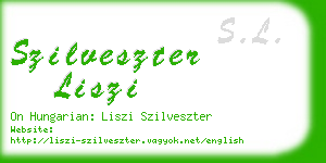 szilveszter liszi business card